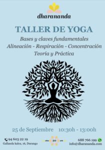 Dharananda taller de yoga