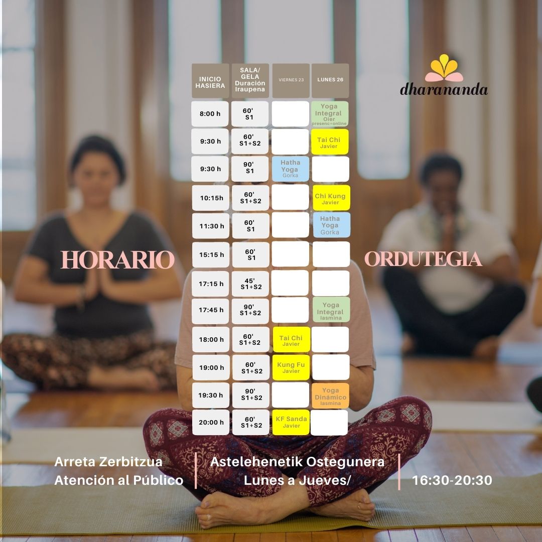 Puertas abiertas Yoga Dharananda