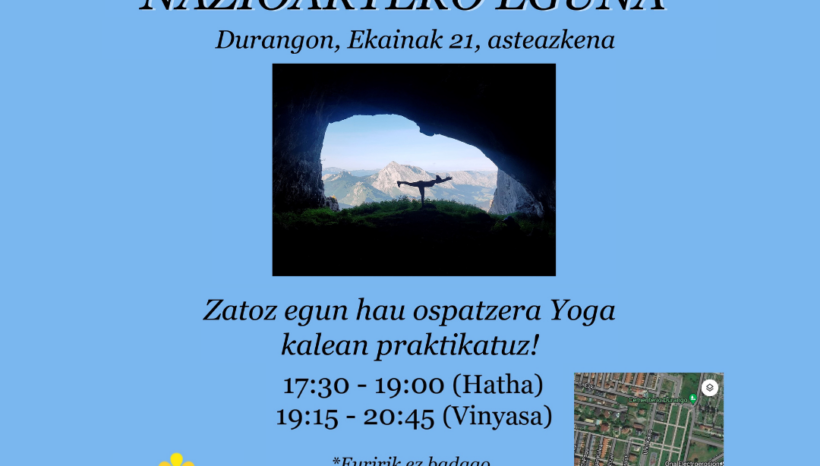 YOGA AL AIRE LIBRE EN DURANGO