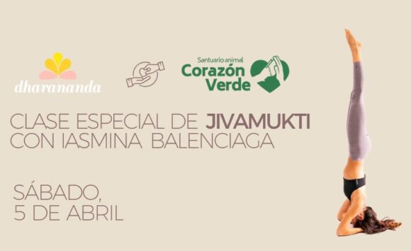 Clase especial de JIVAMUKTI de la mano de Iasmina Balenciaga ⮕ Sábado, 5 de abril 2025